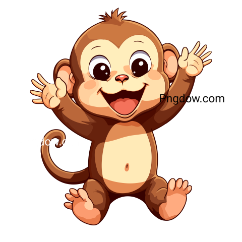 Monkey Png, transparent Background, free illustration, (16)