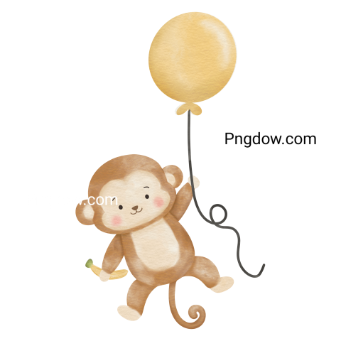 Monkey Png, transparent Background, free illustration, (6)