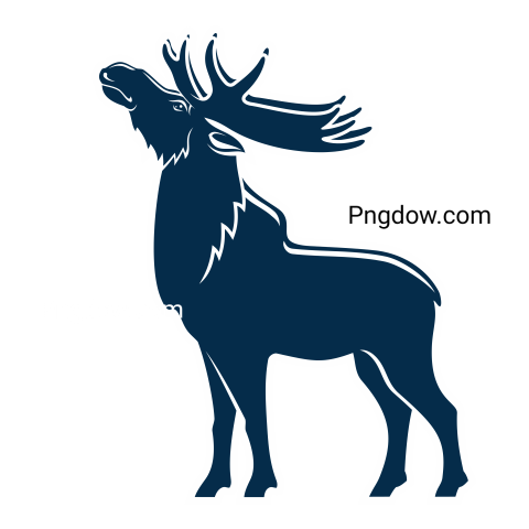 Moose, elk Png, transparent Background, free illustration, (27)