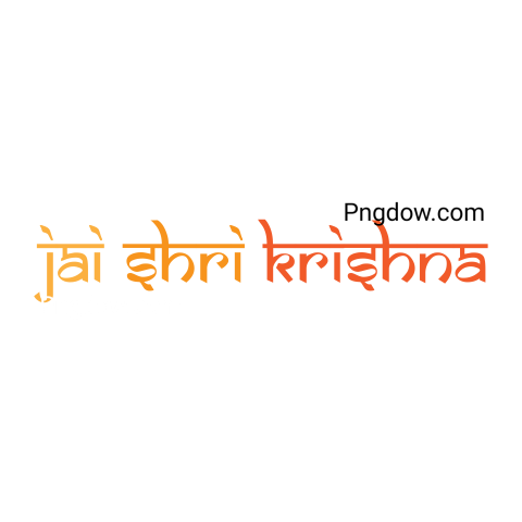 Shri Krishna Janmashtami Hindi Calligraphy Typography Vector, (44)