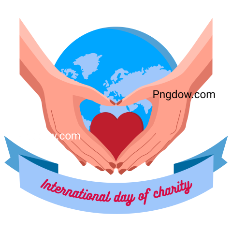 International Day of Charity Illustration, transparent Background for free, (18)