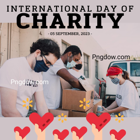White And Brown Modern International Day Of Charity Instagram Post