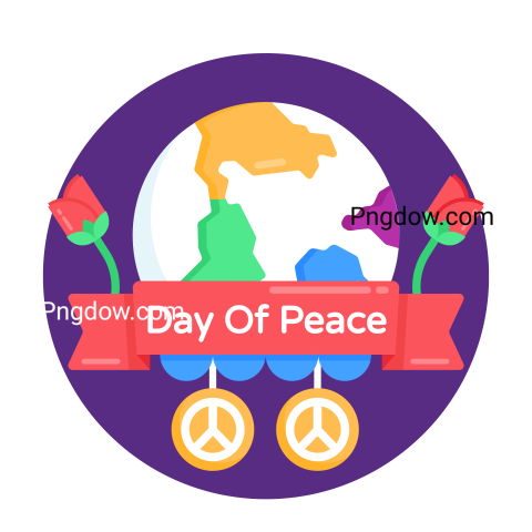 International day of peace peace day icon make image transparent