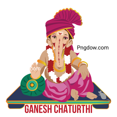 Get Free Ganesh Chaturthi PNG Image for Festive Celebrations , (50)