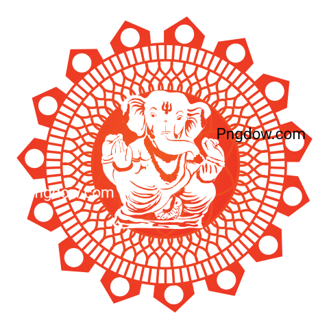 Get Free Ganesh Chaturthi PNG Image for Festive Celebrations , (37)