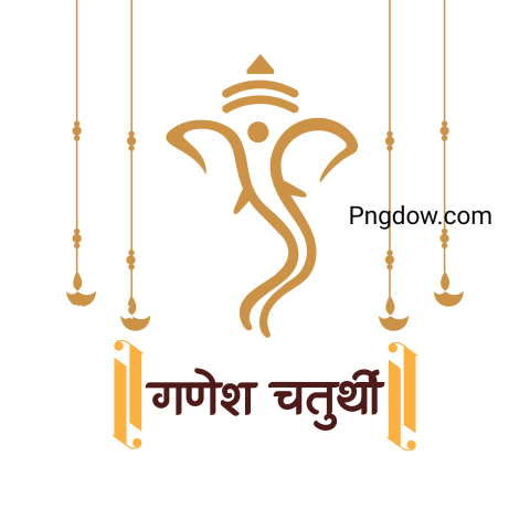 Get Free Ganesh Chaturthi PNG Image for Festive Celebrations , (61)