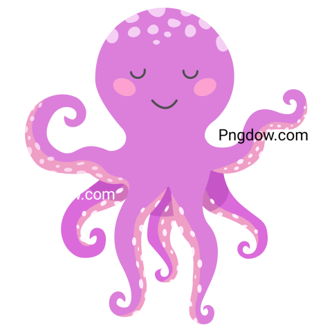 Octopus, png, transparent background for Free, (11)