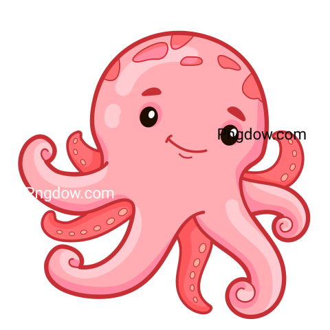 Octopus Cartoon Illustration