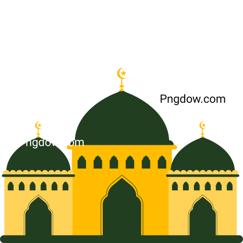 Mosque Illustration transparent background for Free