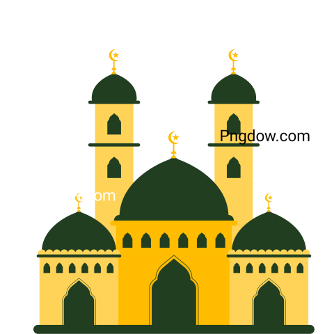 Mosque Islamic Illustration transparent background