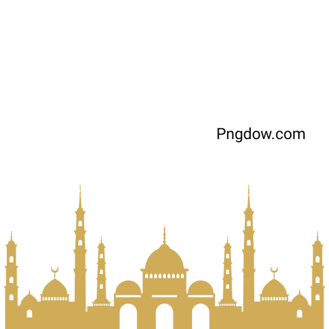 Mosque or masjid Silhouette for Free