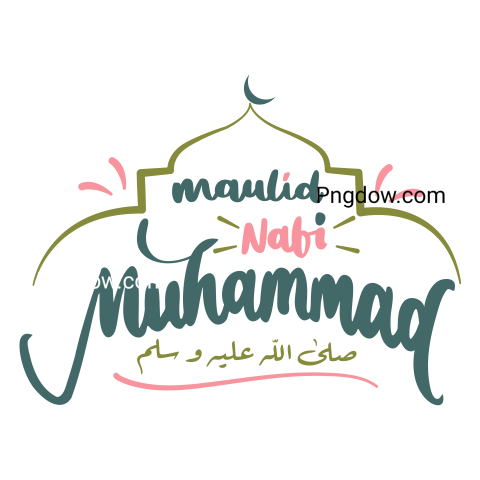 Greeting text of maulid nabi muhammad saw png images