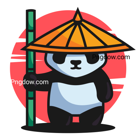 Panda Logo transparent background