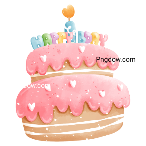 Birthday cake Png transparent background