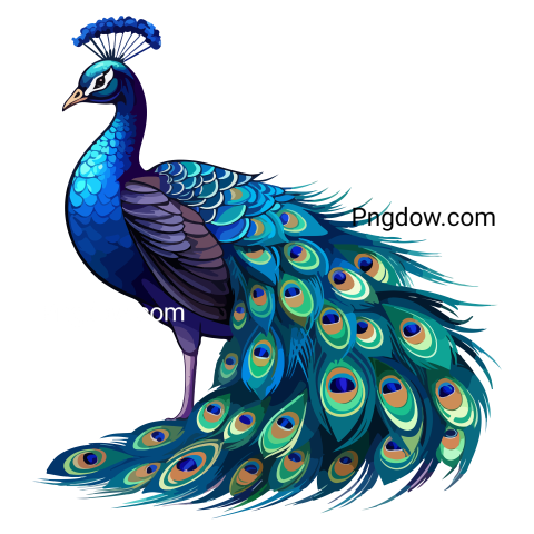 Cute peacock Png images for Free