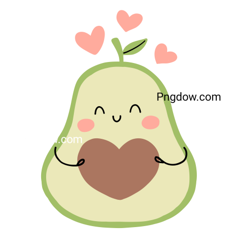 Avocado with a Heart