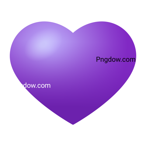 Purple Heart transparent background