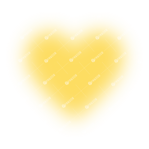 Yellow Heart Gradient Blur