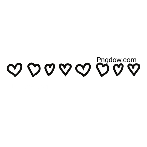 Hearts Icon transparent background
