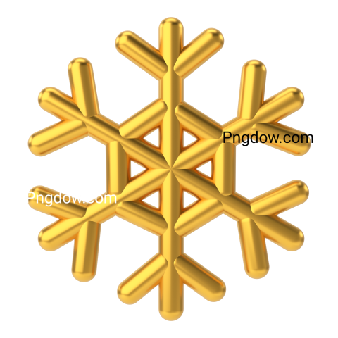 Snowflake  3D Christmas element