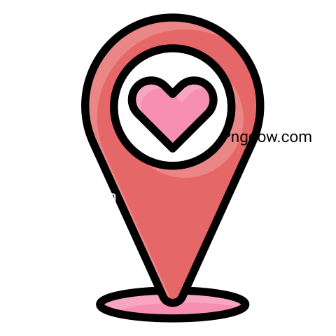 Heart Location Icon