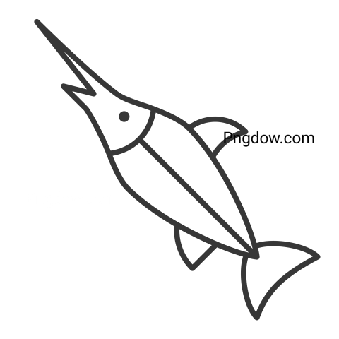 Swordfish transparent background for free