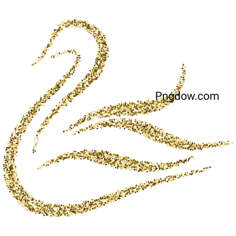Gold Swan Illustration