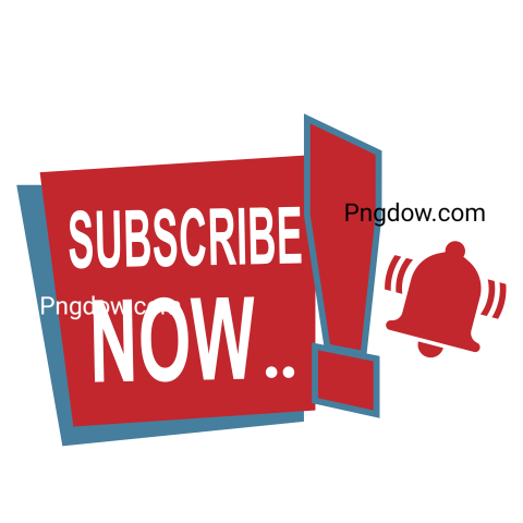 Subscribe Now Button Template transparent background