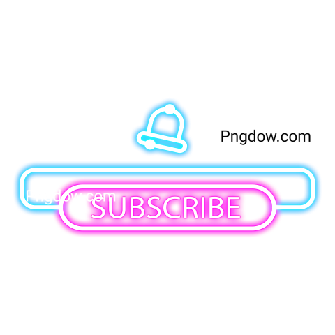 Subscribe Button Neon