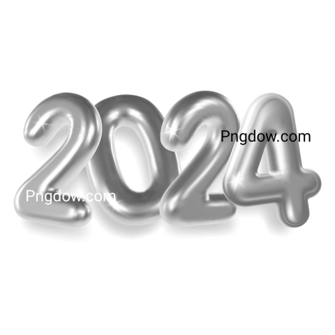 2024 Silver transparent background
