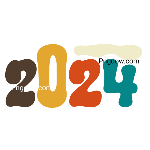 2024 Color New Year transparent background image Free