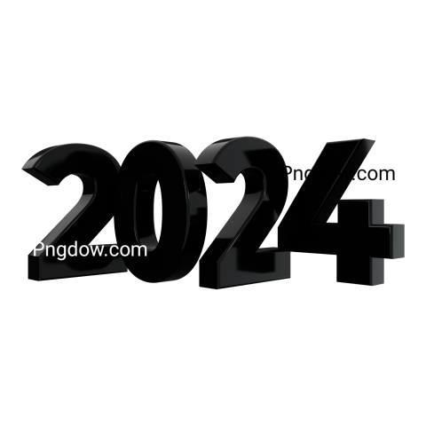 New Year 2024 transparent background free