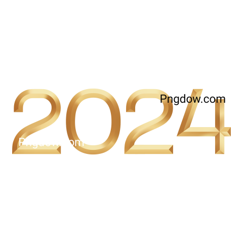 Gold 2024 Text Png image