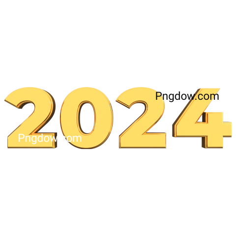 New Year 2024 transparent background image Free