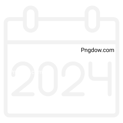 2024 Calendar Year, Png image free