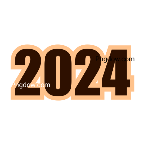 2024 year transparent background