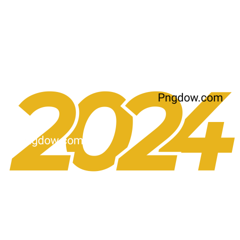New year 2024, Png image free download