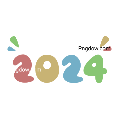 Cute 2024 Png image for free