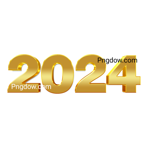 2024 gold sign
