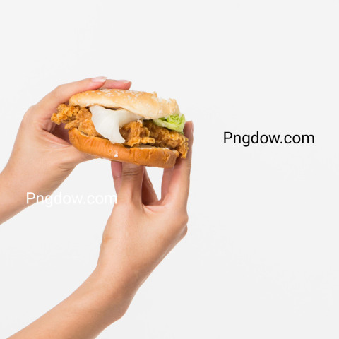 Eating burger background image