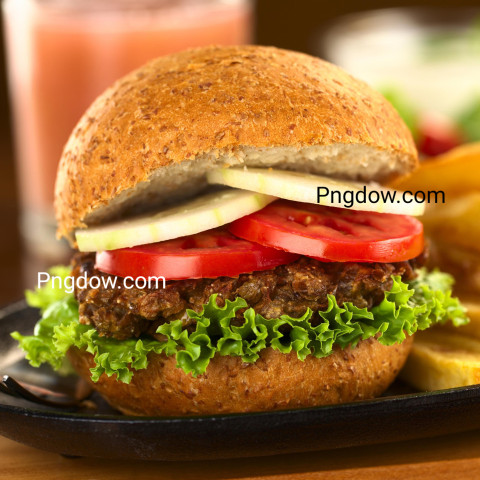 Vegan Lentil Burger background image free
