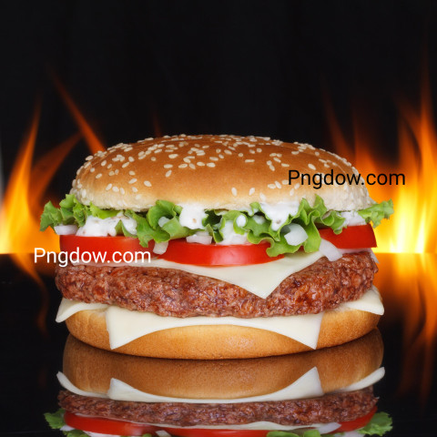 Big hamburger background image