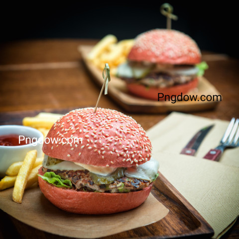 Burger background image