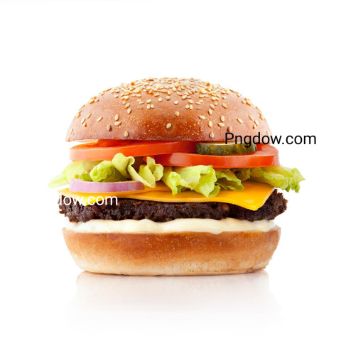 Delicious burger background