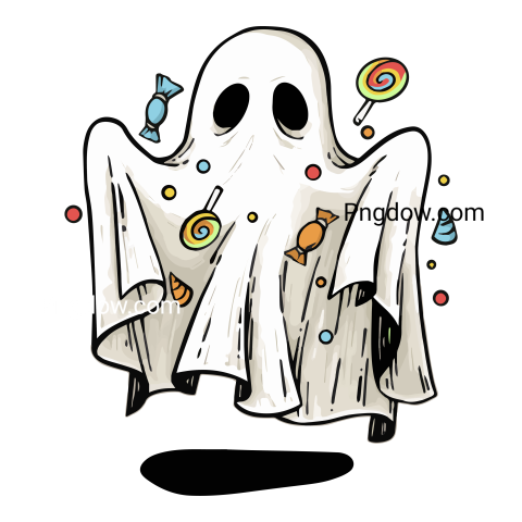 Halloween Ghost With Candy