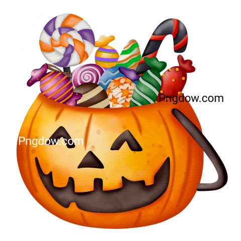Halloween Pumpkin with Candies