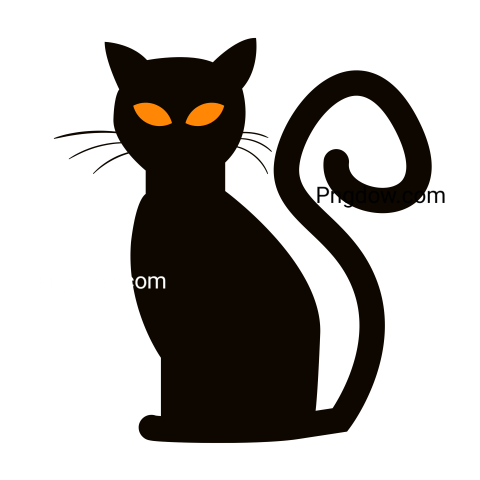 Cat Halloween illustration