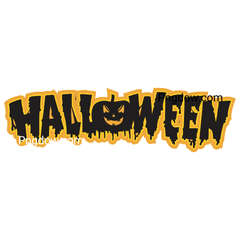 Halloween text image free