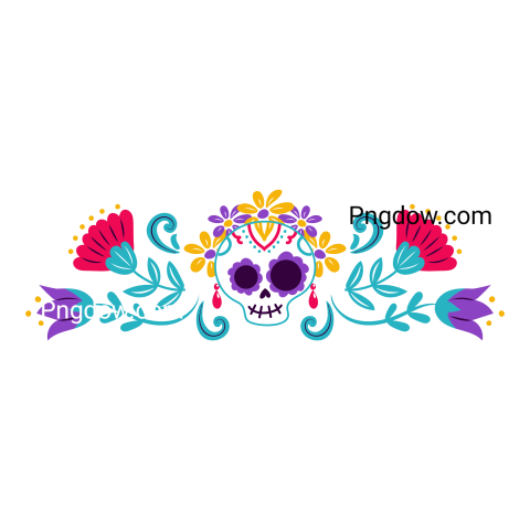 Day of the Dead  Dia de Muertos  Catrina, the garbancera skull, the festive skeleton, Mexican folk flowers, the bony dancer  Vector illustration in vintage style  For poster, postcard, banner, design