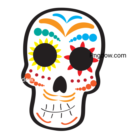 Mexican Skull, Dia De Los Muertos image free